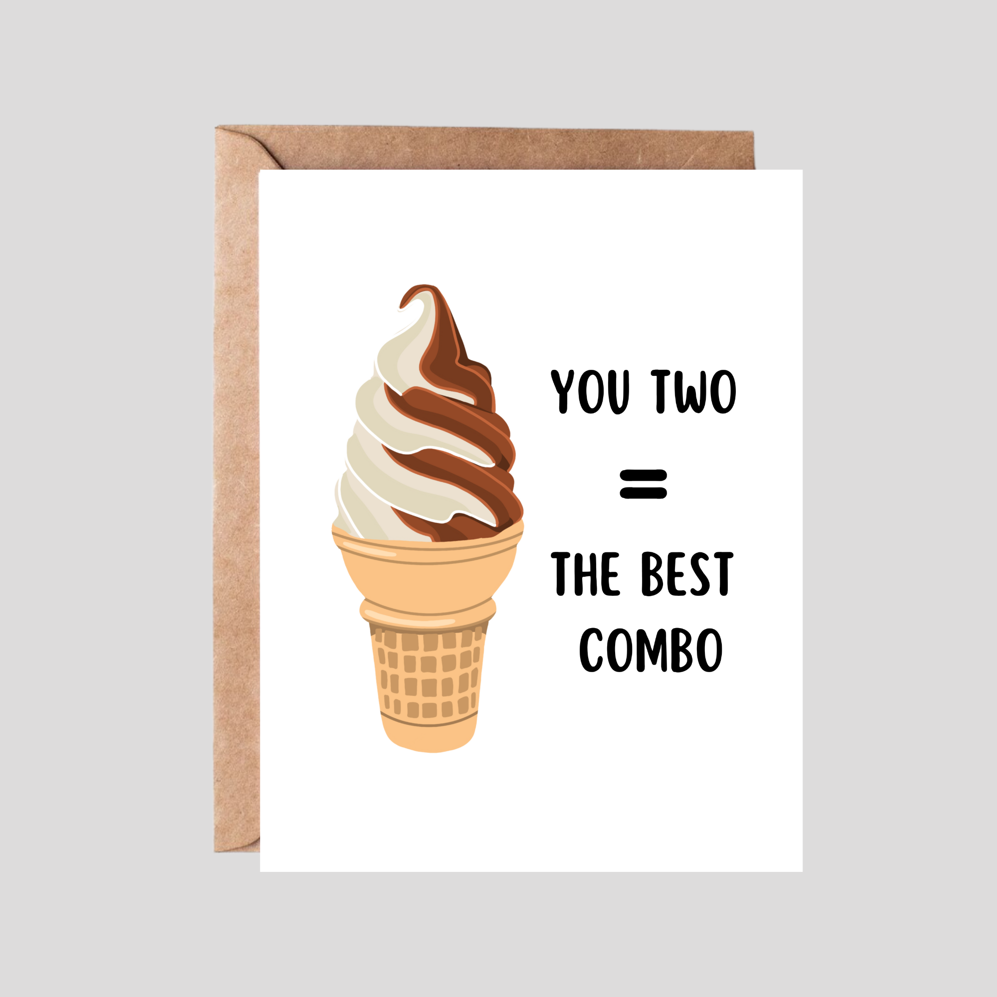 You Two Are the Best Combo | Wedding & Engagement Card