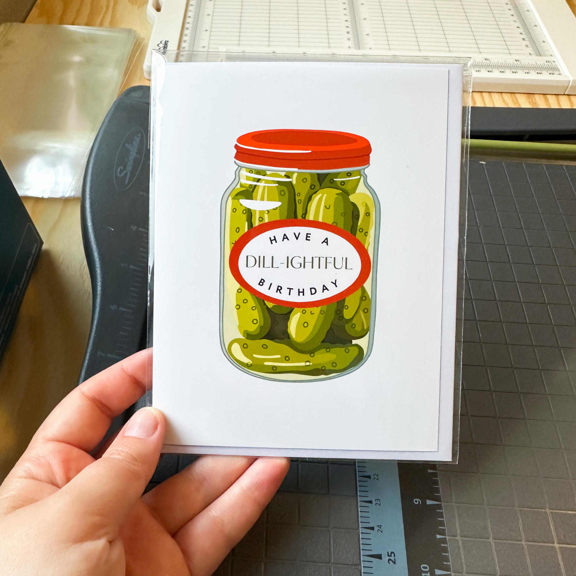 Have a Dill-ightful Birthday Pickle Jar Birthday Card