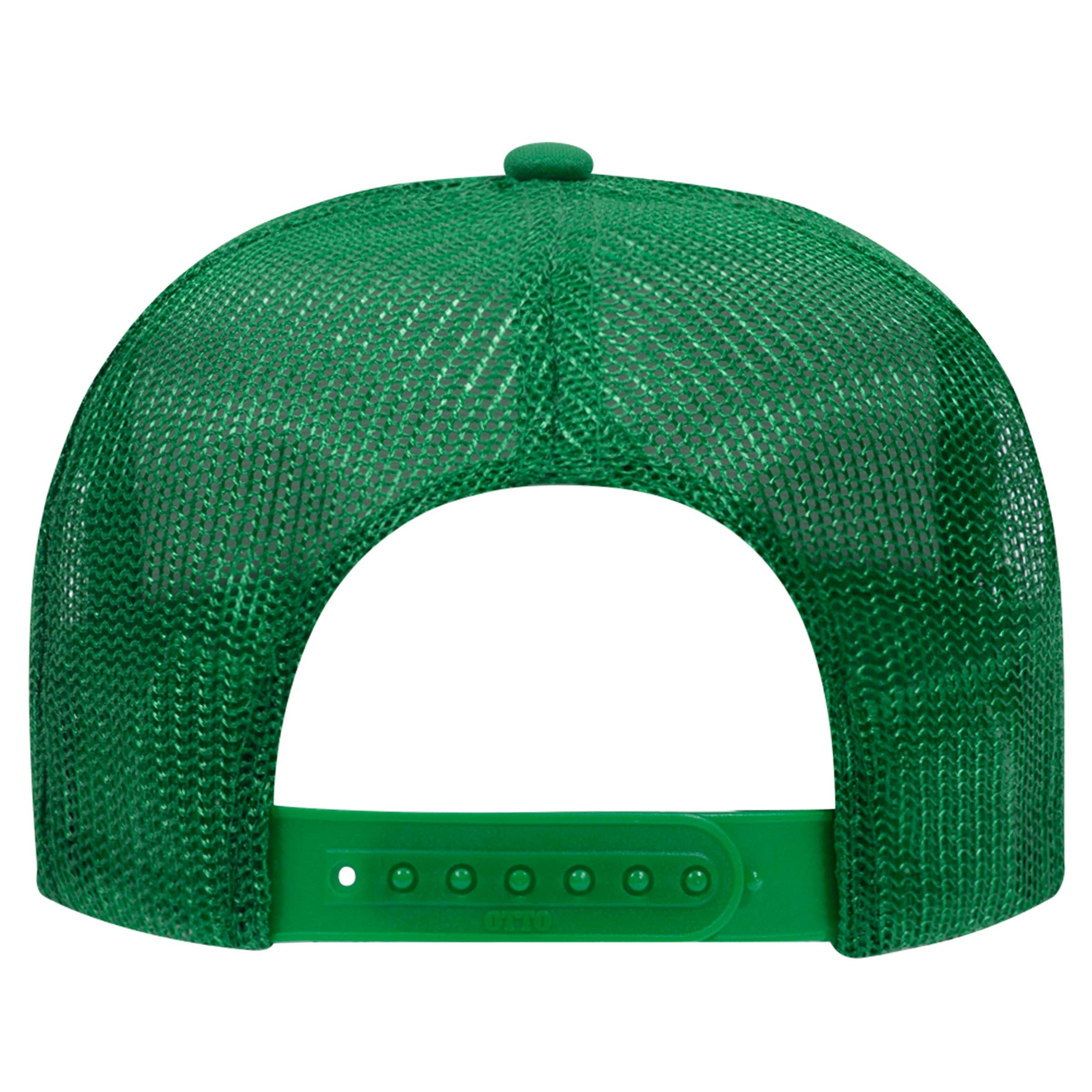 Otto 5-Panel High Crown Foam Trucker Hats, Mesh Back Cap - 39-165: Red/Wht/Ryl
