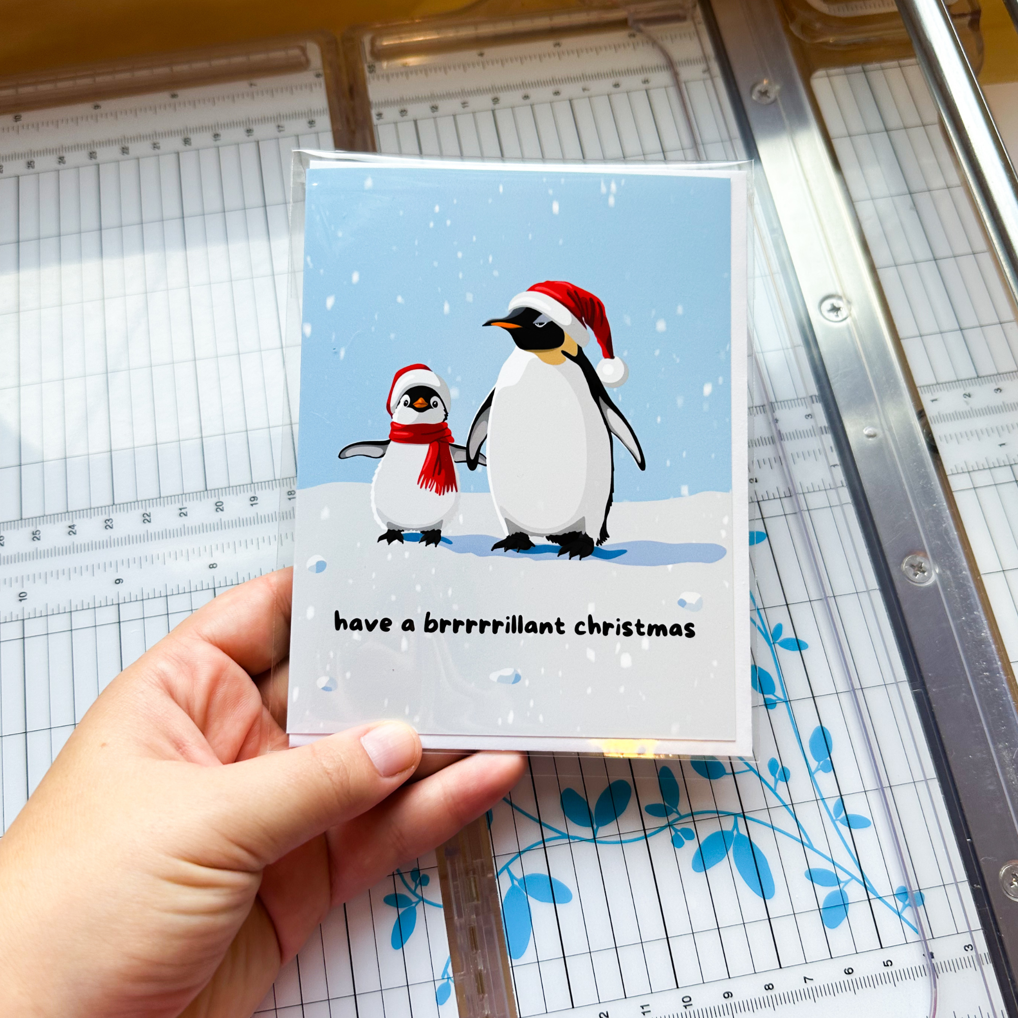 Have a Brrrrrillant Christmas Holiday Card