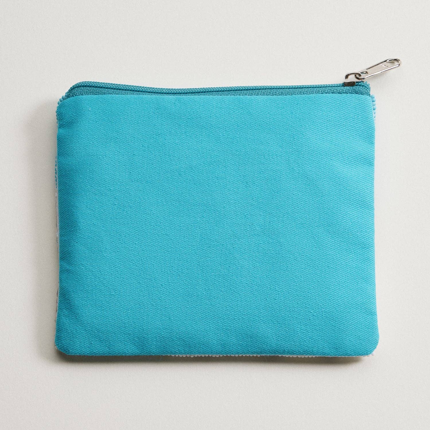 Seed Beaded Mountain Scene Coin Pouch | Après Ski Zip Pouch: MT / ONE