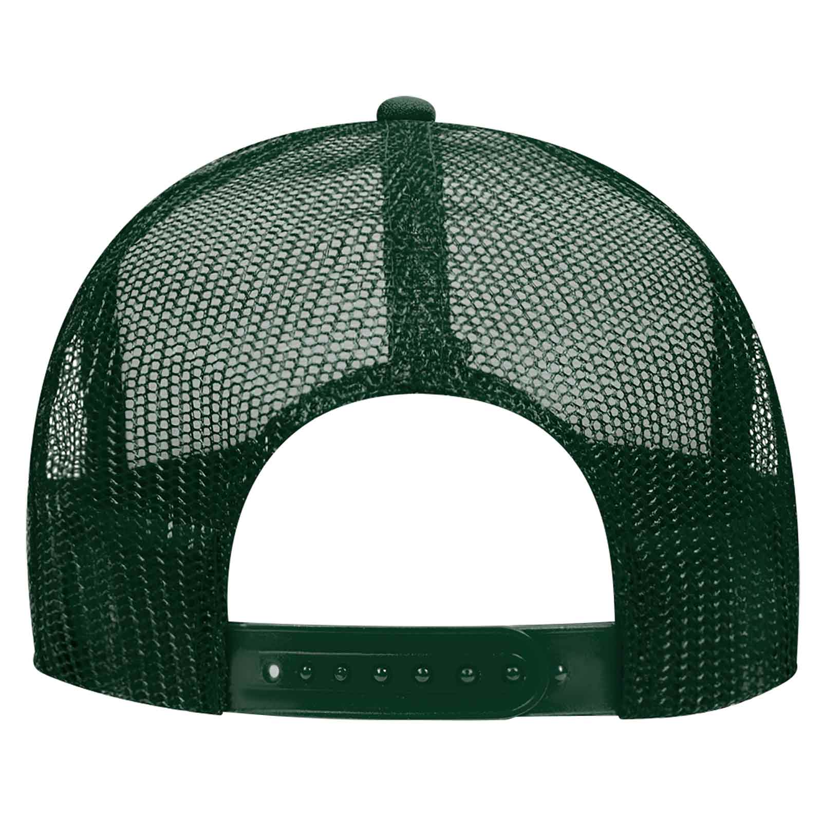 Otto 39-169 5 Panel High Crown Mesh Back Foam Trucker Hat, Polyester Foam Cap: Mrn/Wht/Mrn