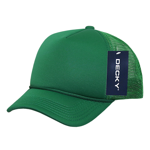 Decky 7010 - Kids, Youth Trucker Foam Hats, Mesh Back - 7010: Sky/White