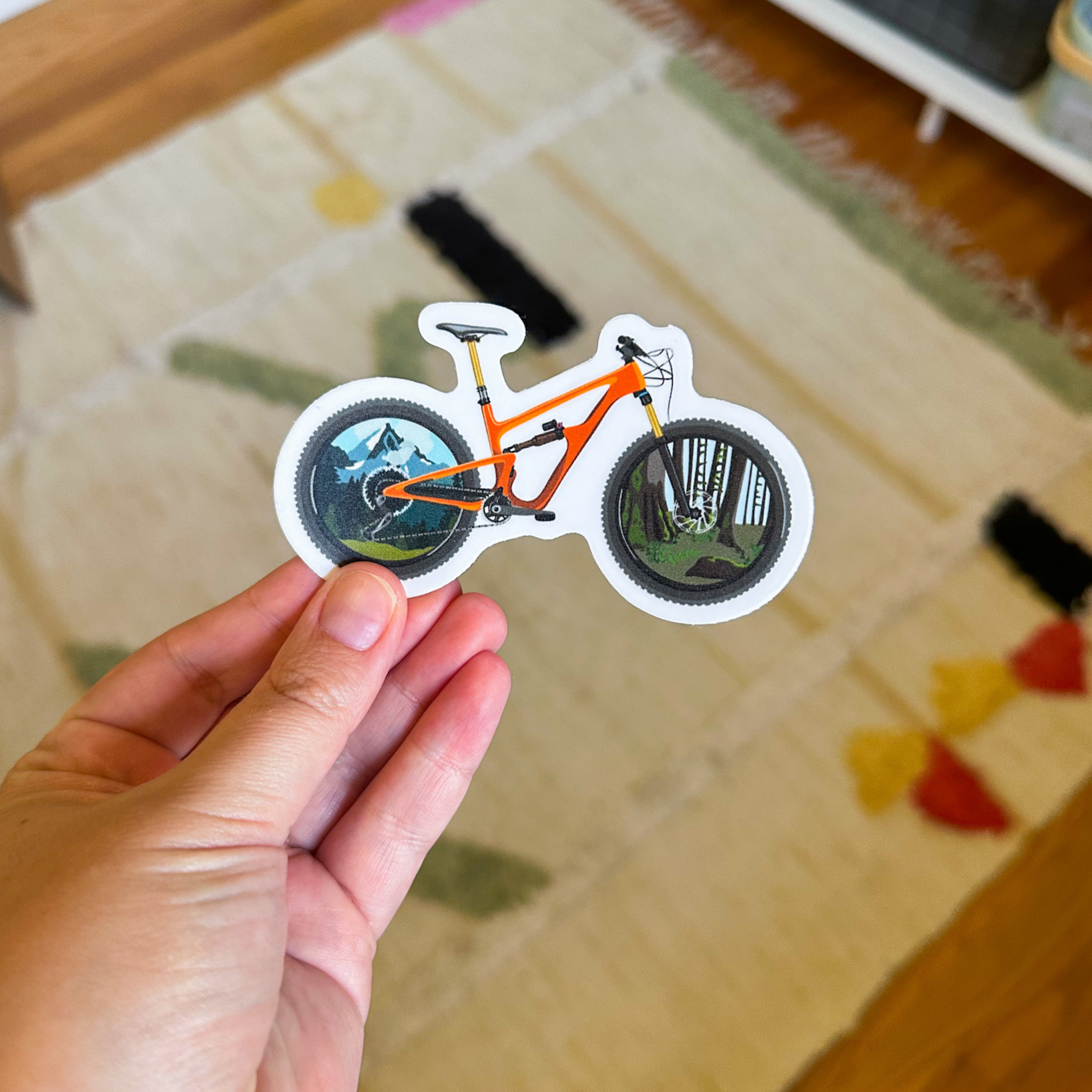 Mountain Bike Sticker
