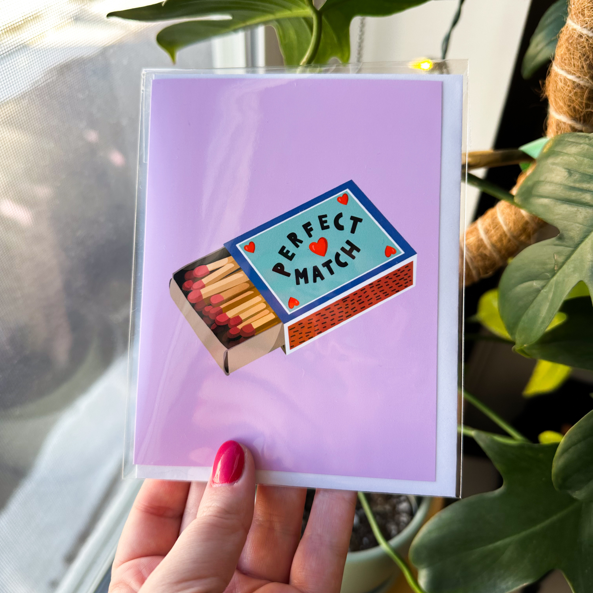 Perfect Match Greeting Card