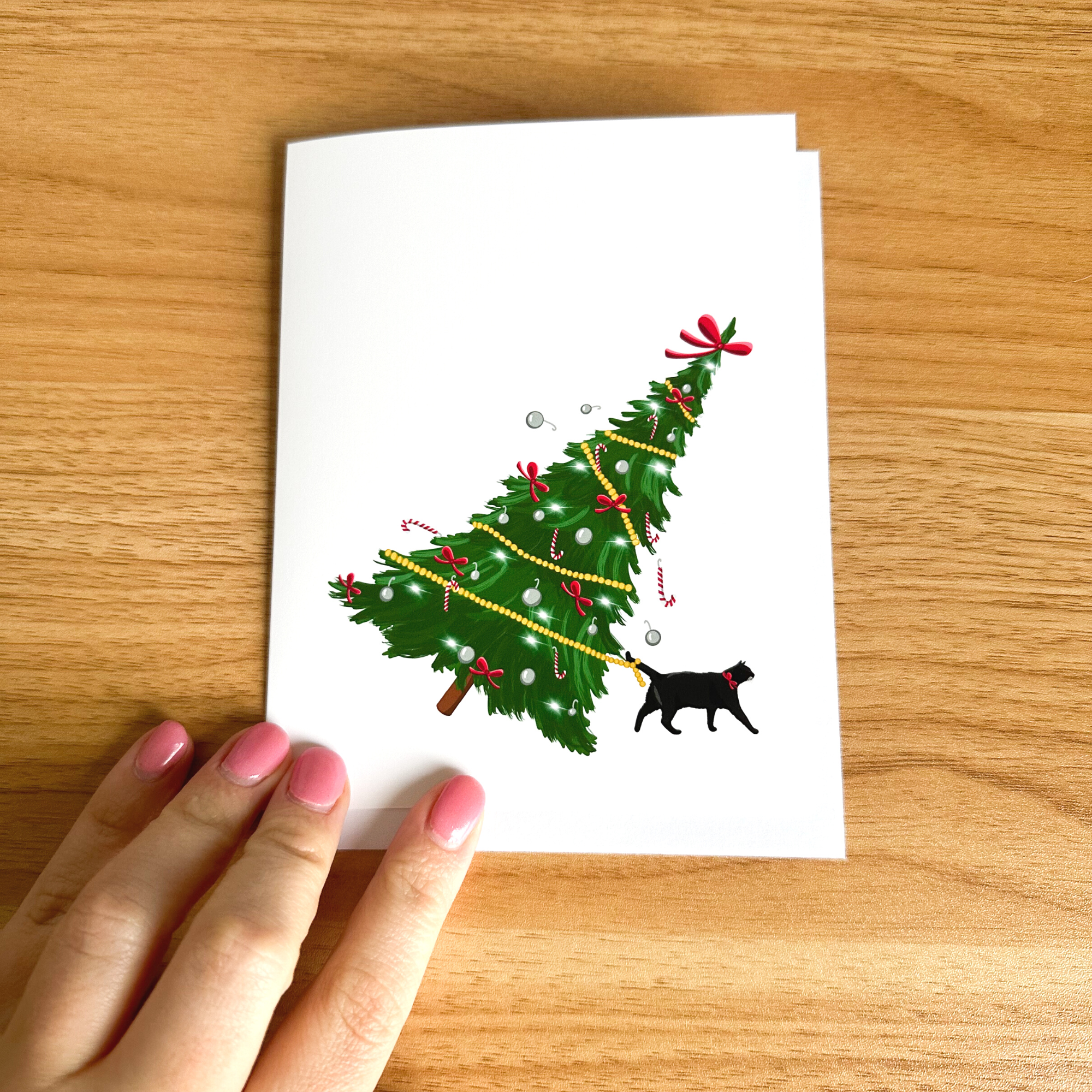 Christmas Cat Holiday Card