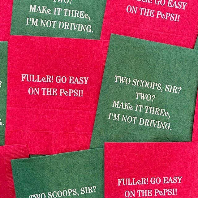 Merry Christmas Ya Filthy Animal Napkins