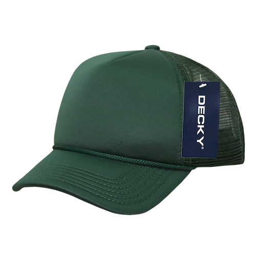 Decky 7010 - Kids, Youth Trucker Foam Hats, Mesh Back - 7010: Purple/White