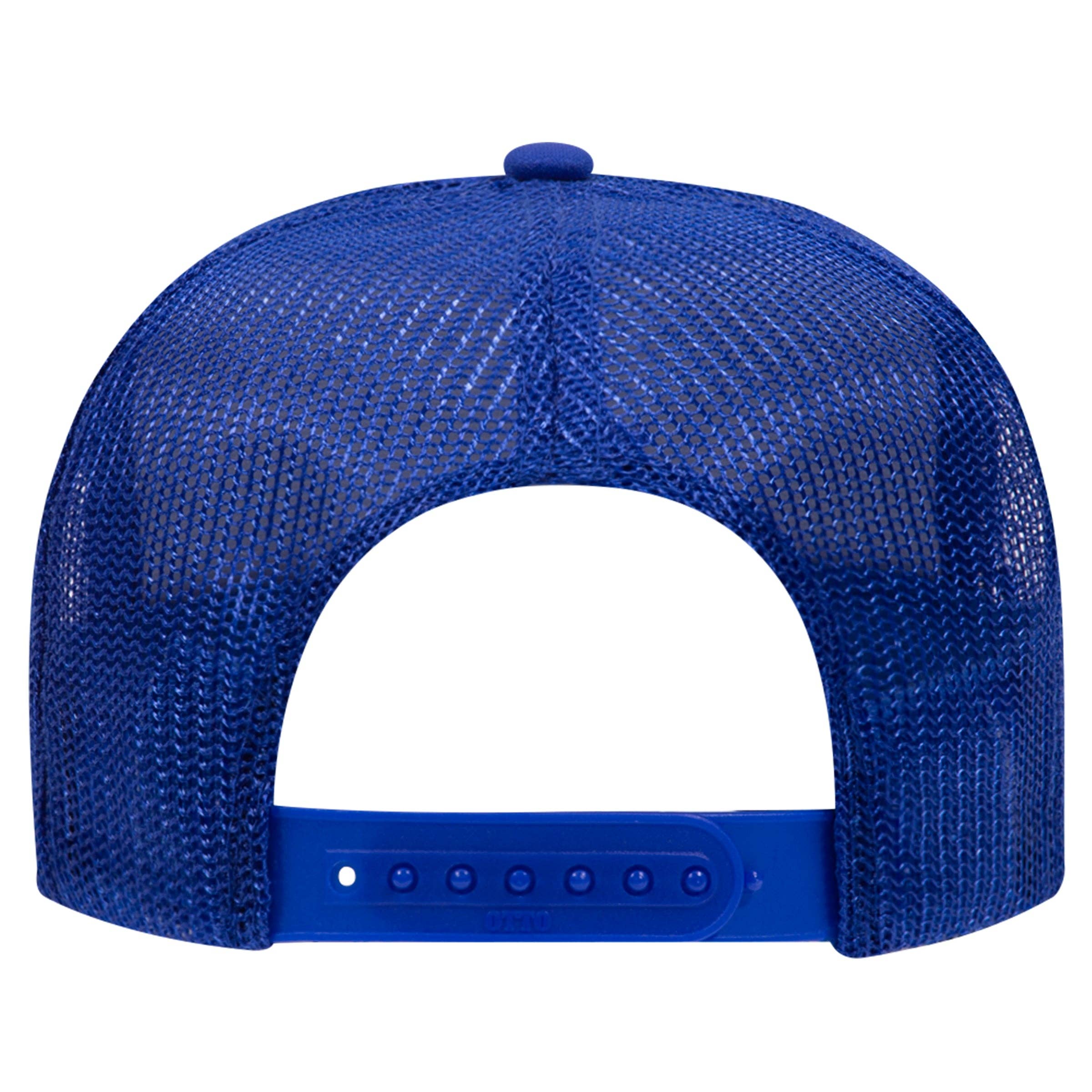 Otto 5-Panel High Crown Foam Trucker Hats, Mesh Back Cap - 39-165: Red/Wht/Ryl
