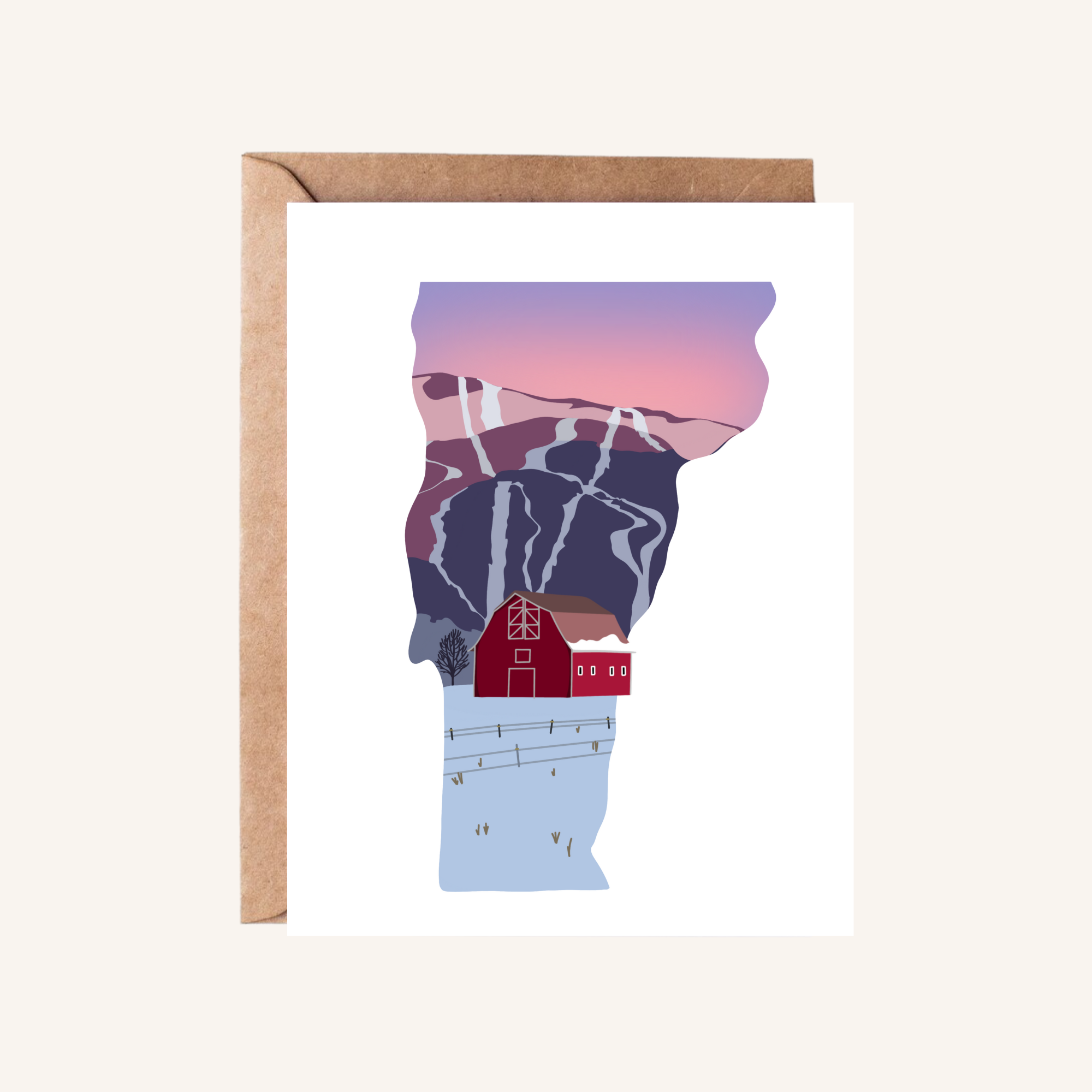 Vermont Winter Greeting Card