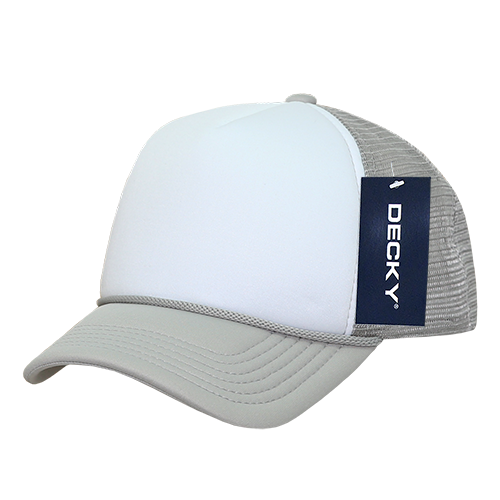 Decky 7010 - Kids, Youth Trucker Foam Hats, Mesh Back - 7010: Purple/White