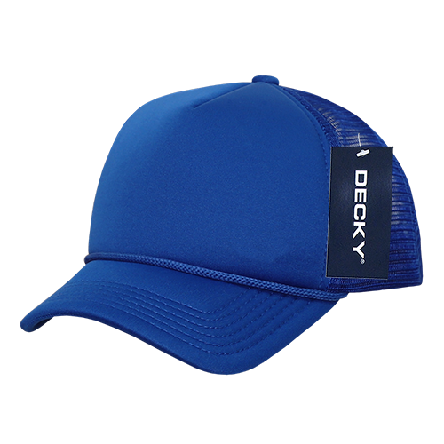 Decky 7010 - Kids, Youth Trucker Foam Hats, Mesh Back - 7010: Purple/White