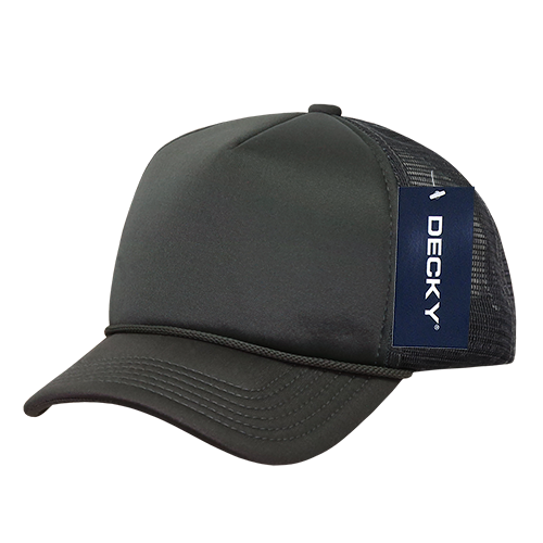 Decky 7010 - Kids, Youth Trucker Foam Hats, Mesh Back - 7010: Purple/White