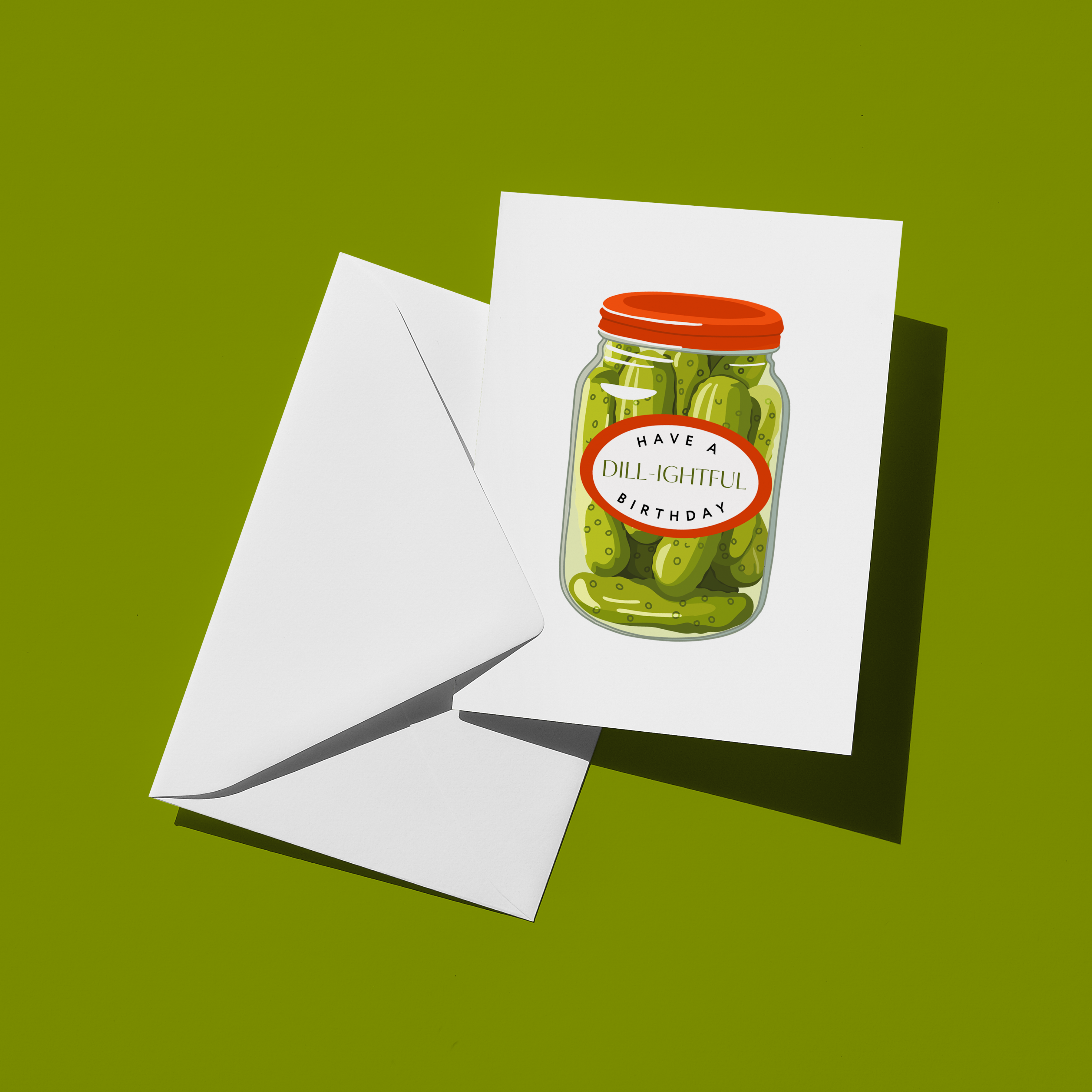 Have a Dill-ightful Birthday Pickle Jar Birthday Card