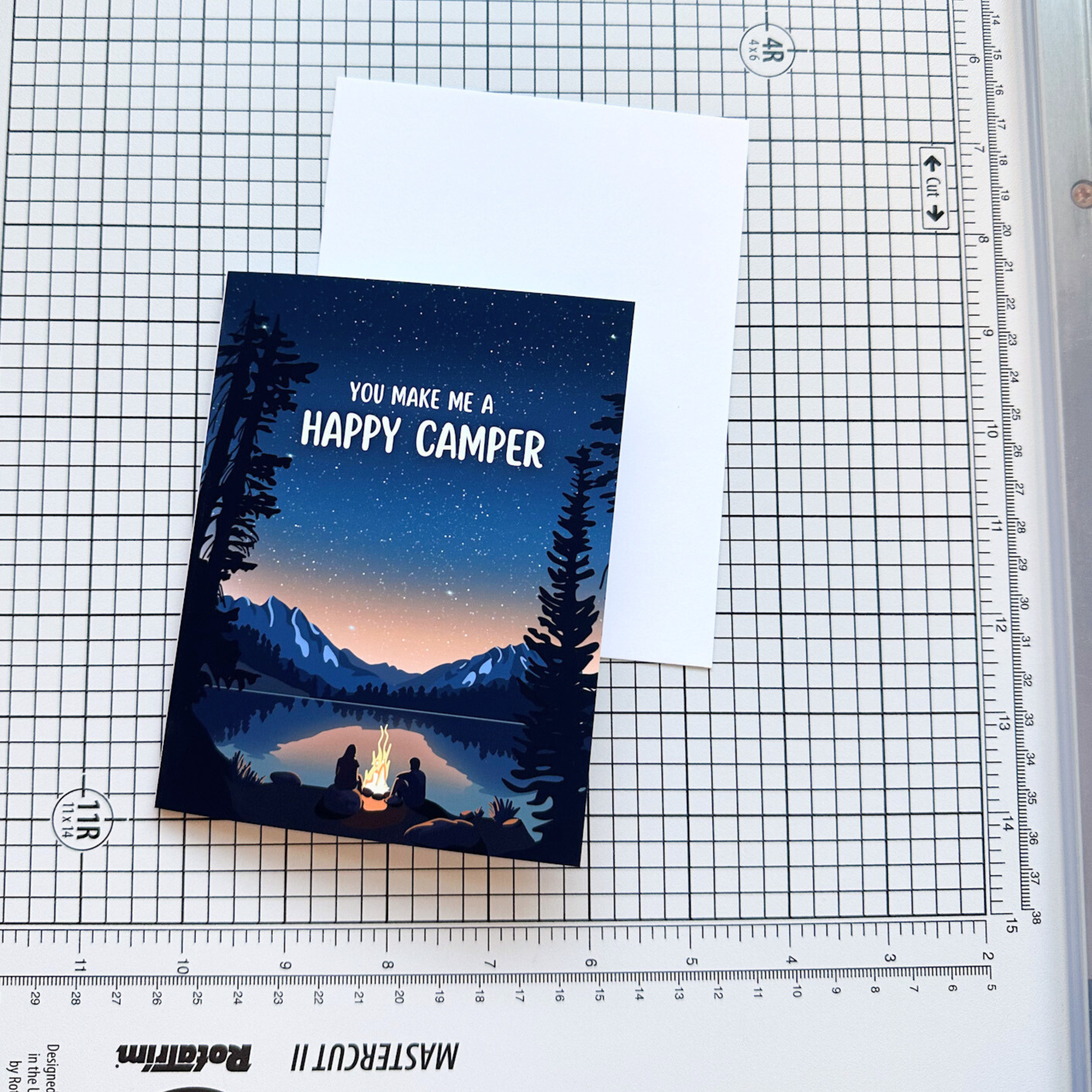 You Make Me a Happy Camper Greeting Card