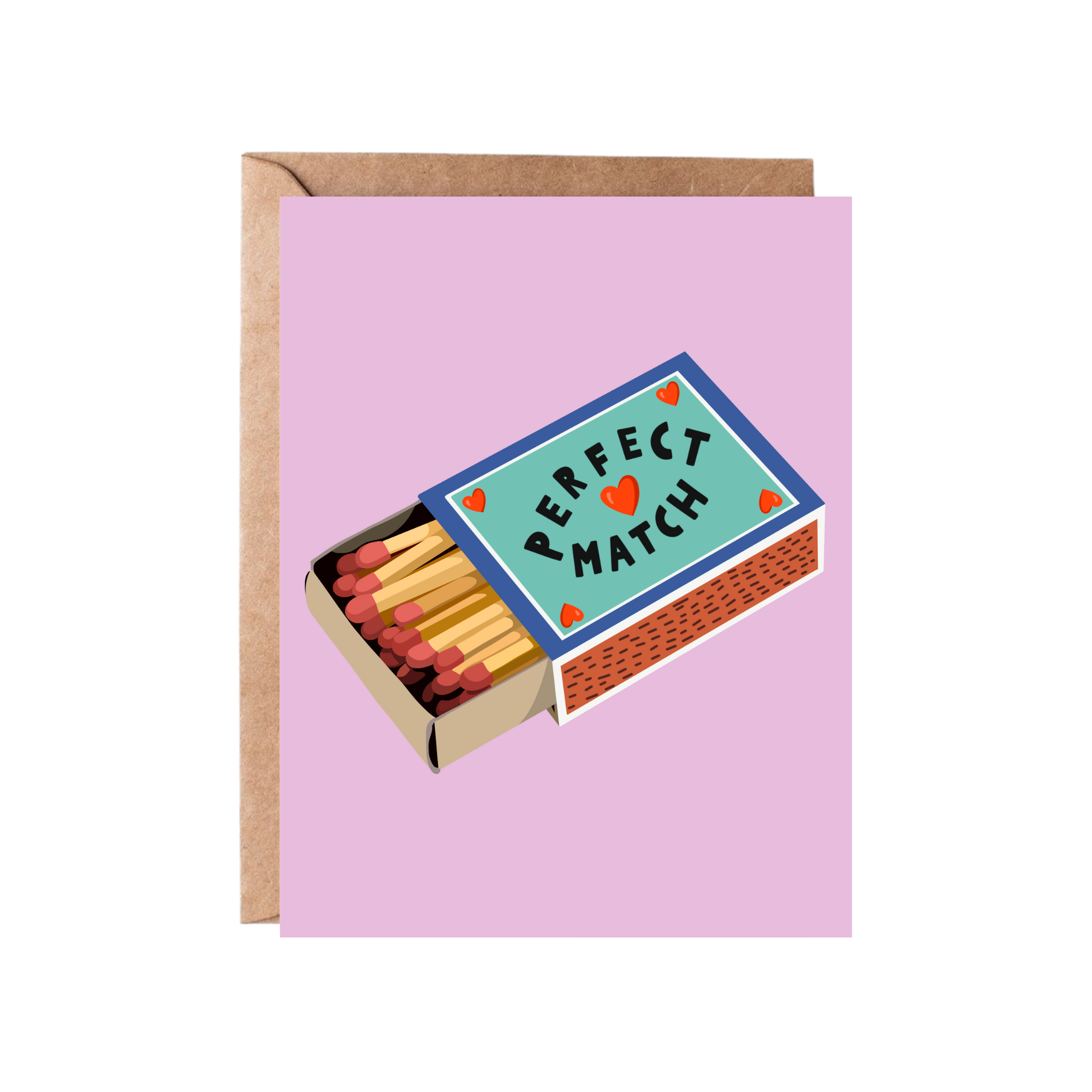 Perfect Match Greeting Card