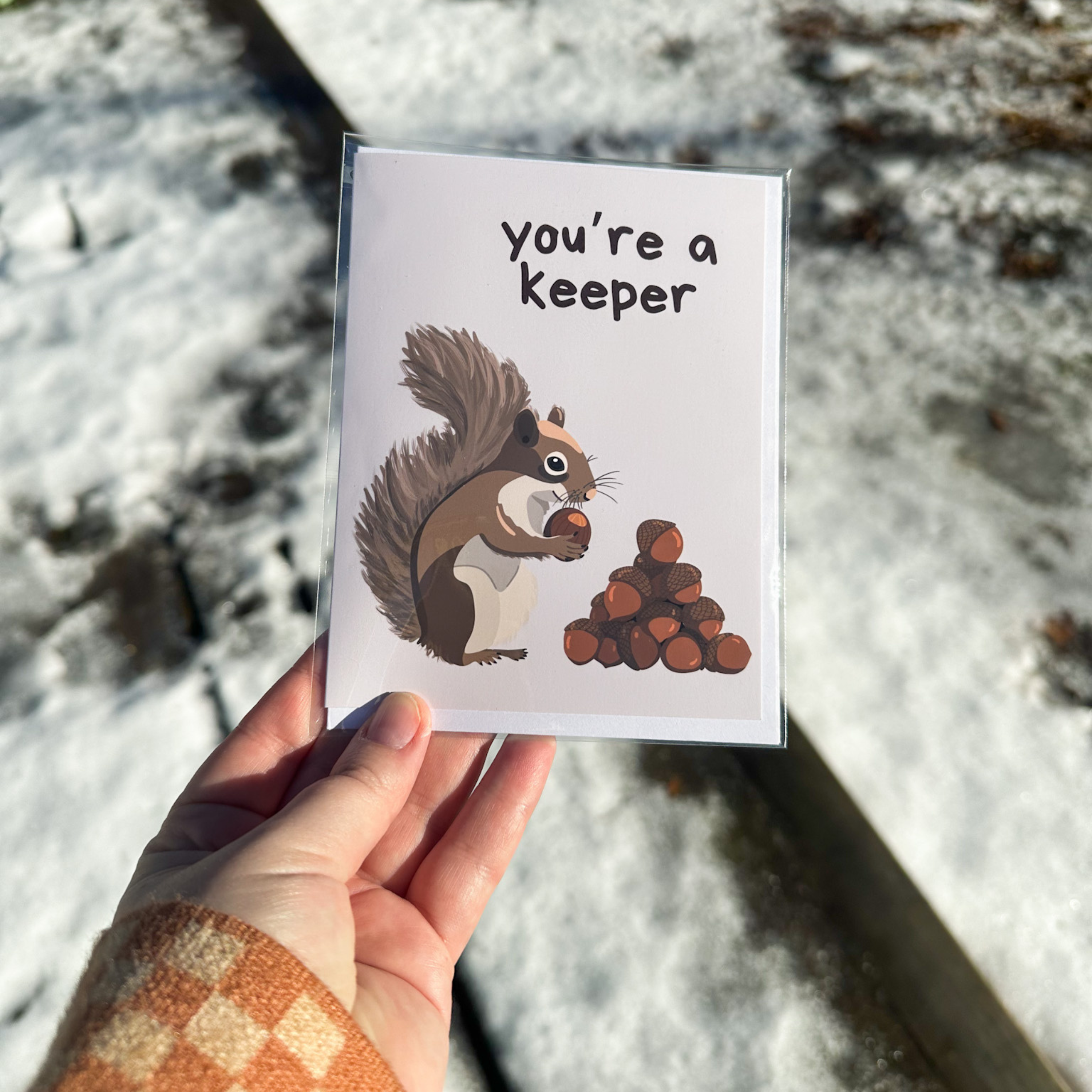 You're A Keeper Greeting Card
