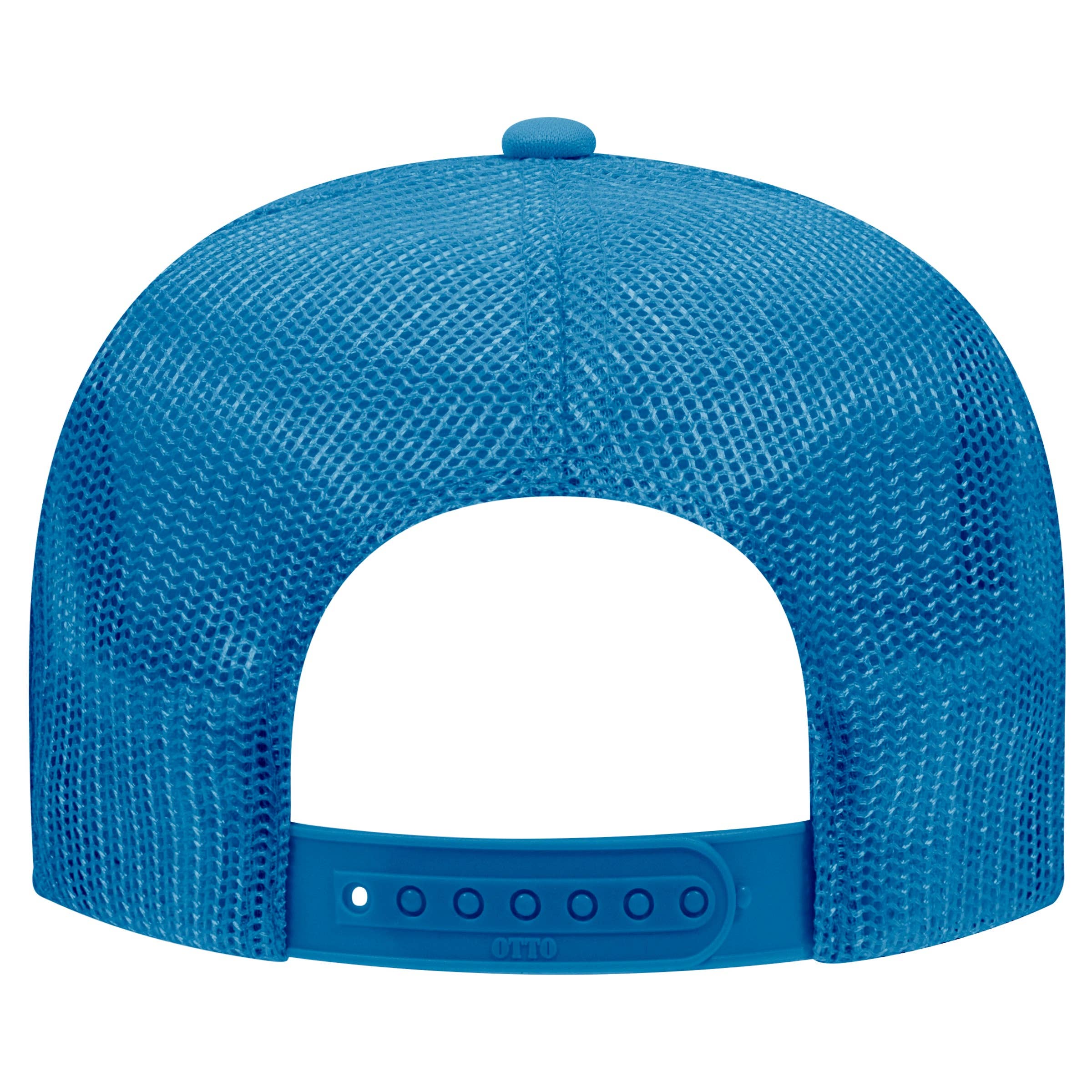 Otto 5-Panel High Crown Foam Trucker Hats, Mesh Back Cap - 39-165: Red/Wht/Ryl