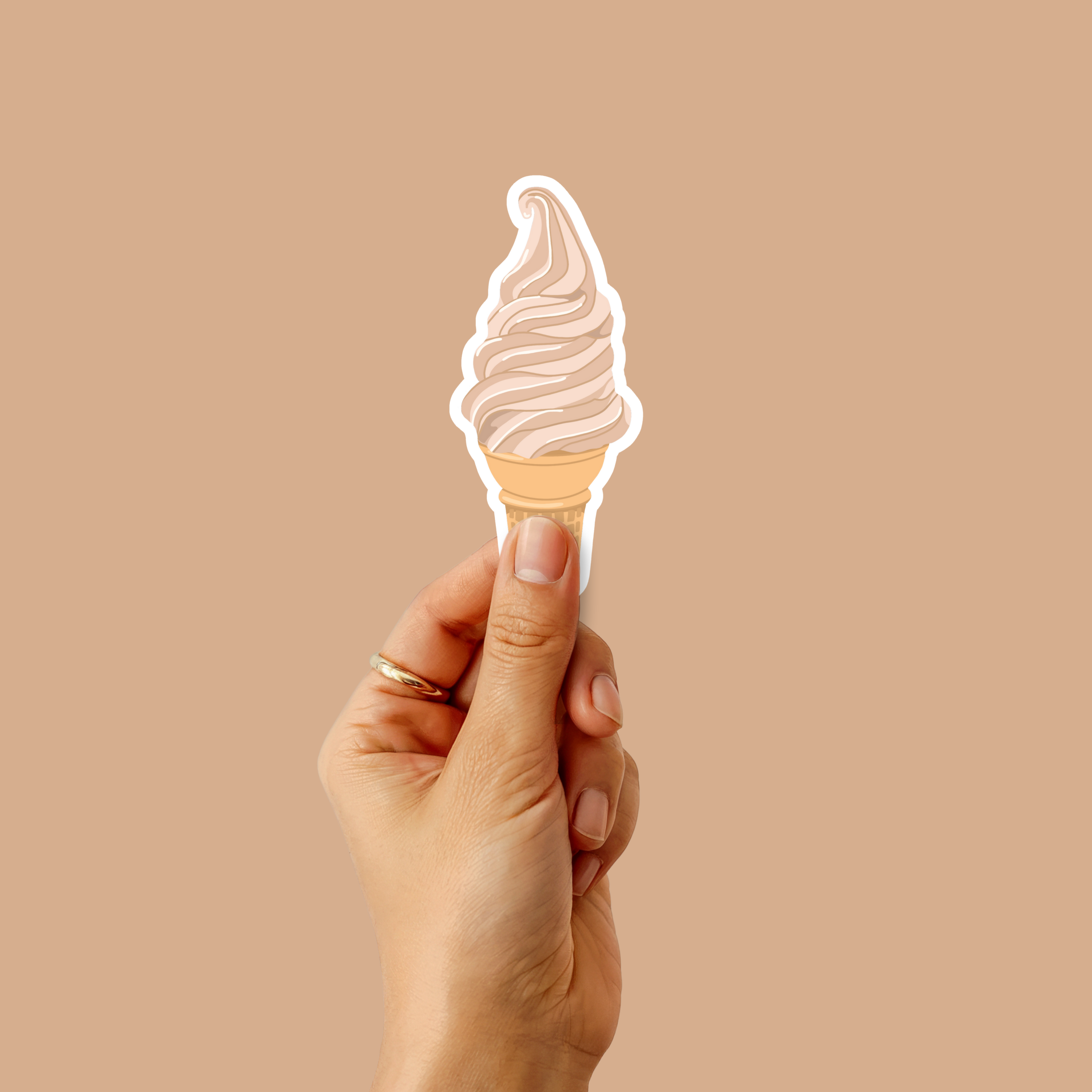 Soft Serve Ice Cream Sticker | Vermont Maple Creemee Sticker