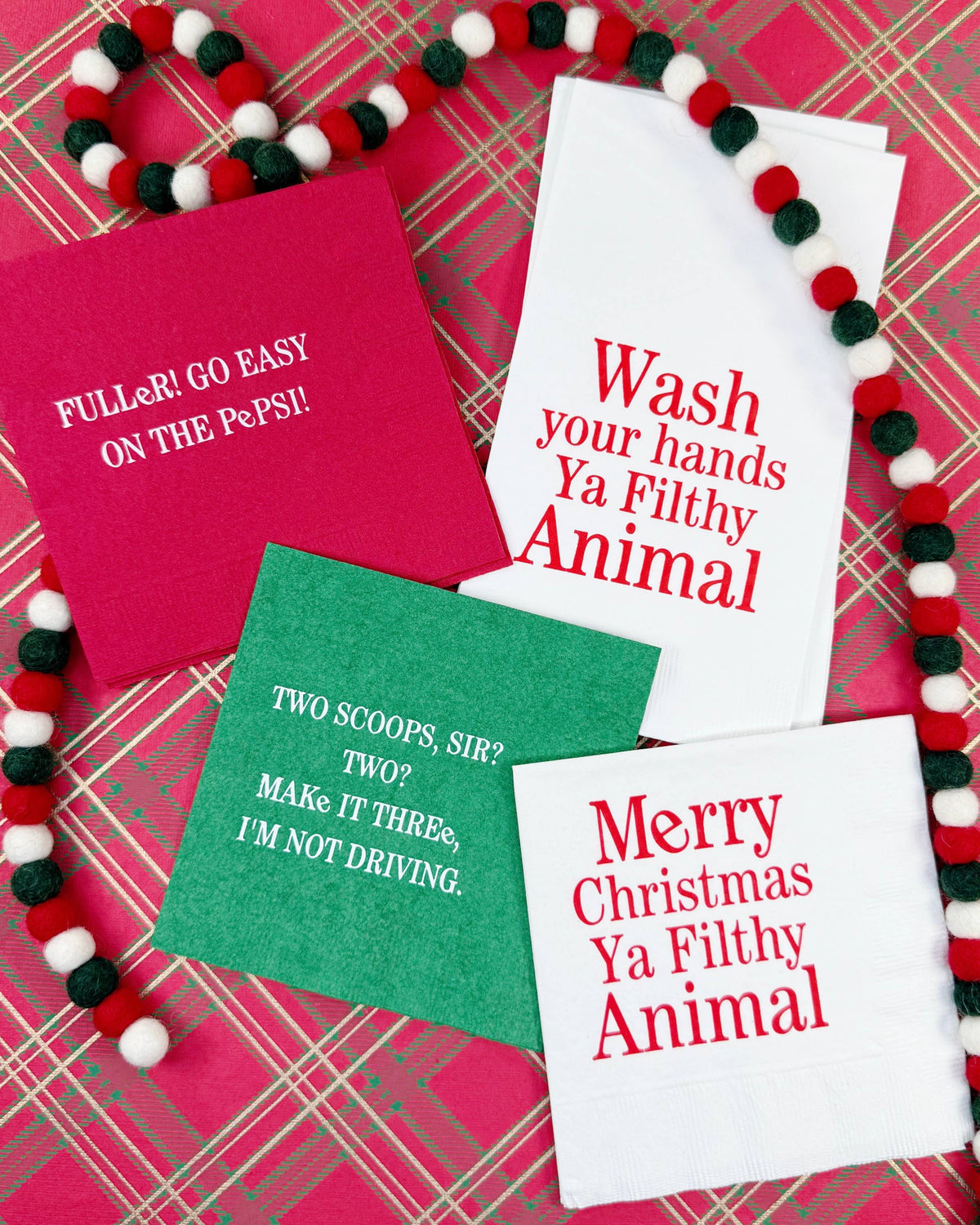 Wash Your Hands Ya Filthy Animal Guest Towels Napkins