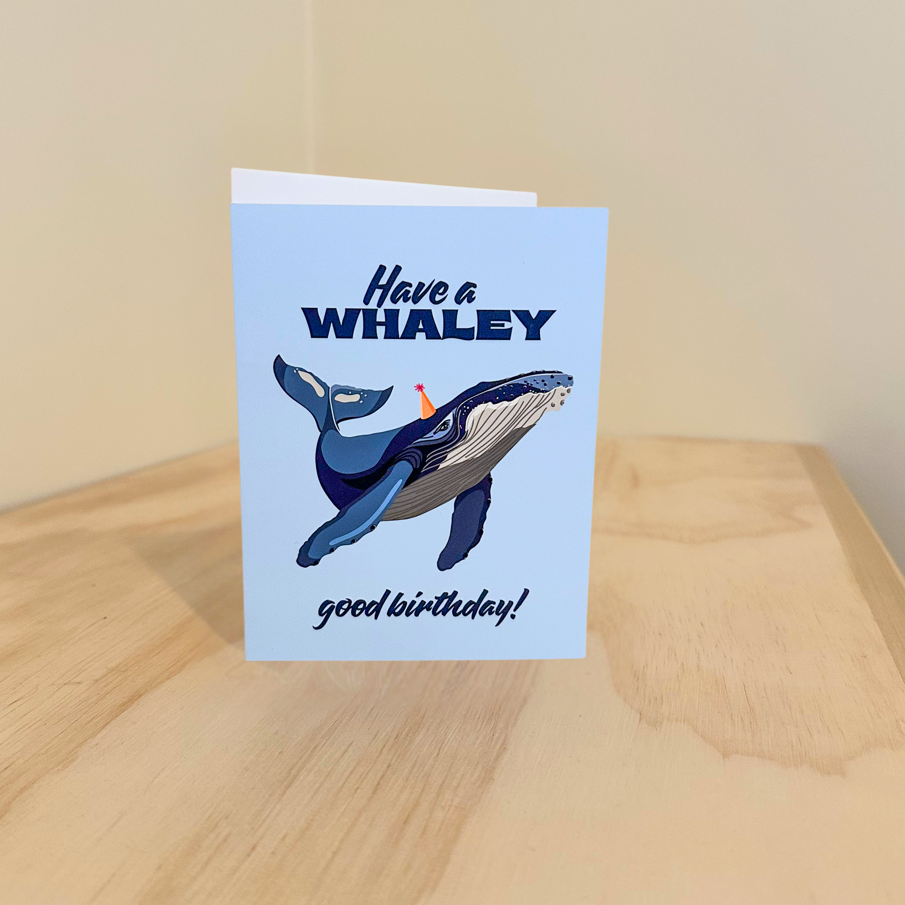 Have a Whaley Good Birthday Card