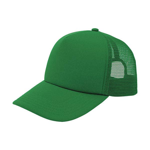 Mega Cap 6801C Summer Trucker Cap: WT-SKY-SKY