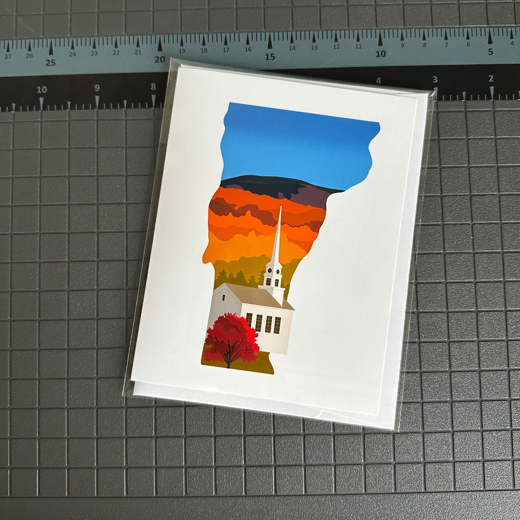 Vermont Fall Greeting Card