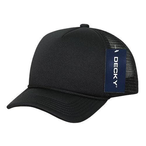 Decky 7010 - Kids, Youth Trucker Foam Hats, Mesh Back - 7010: Sky/White