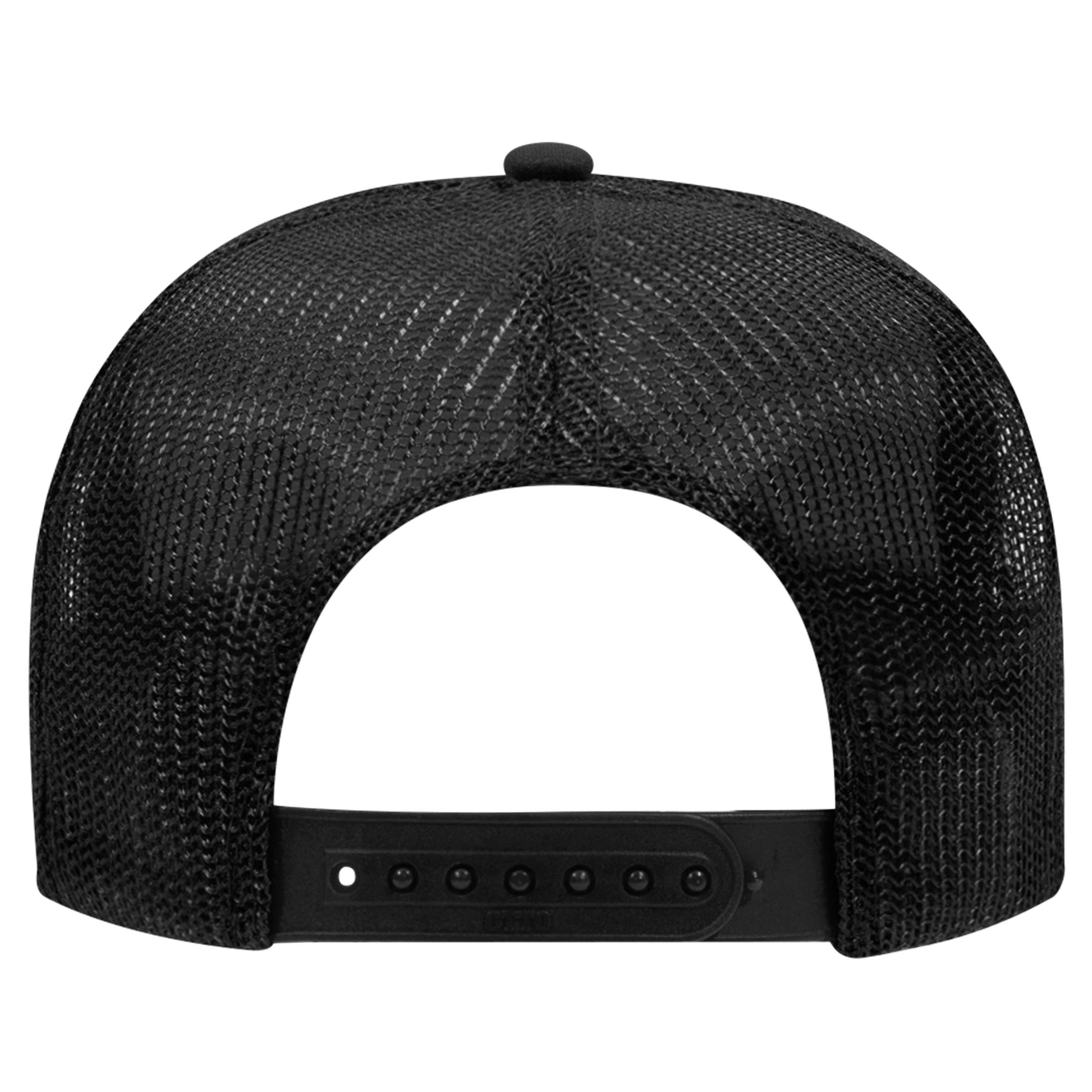 Otto 5-Panel High Crown Foam Trucker Hats, Mesh Back Cap - 39-165: Red/Wht/Ryl