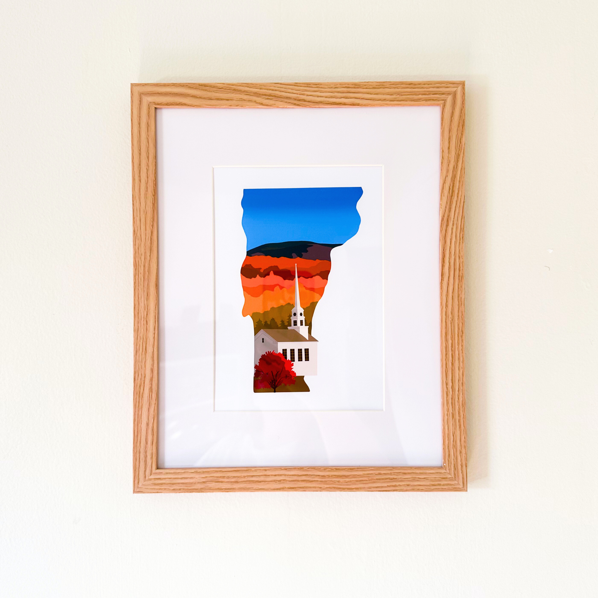 Vermont Fall Art Print