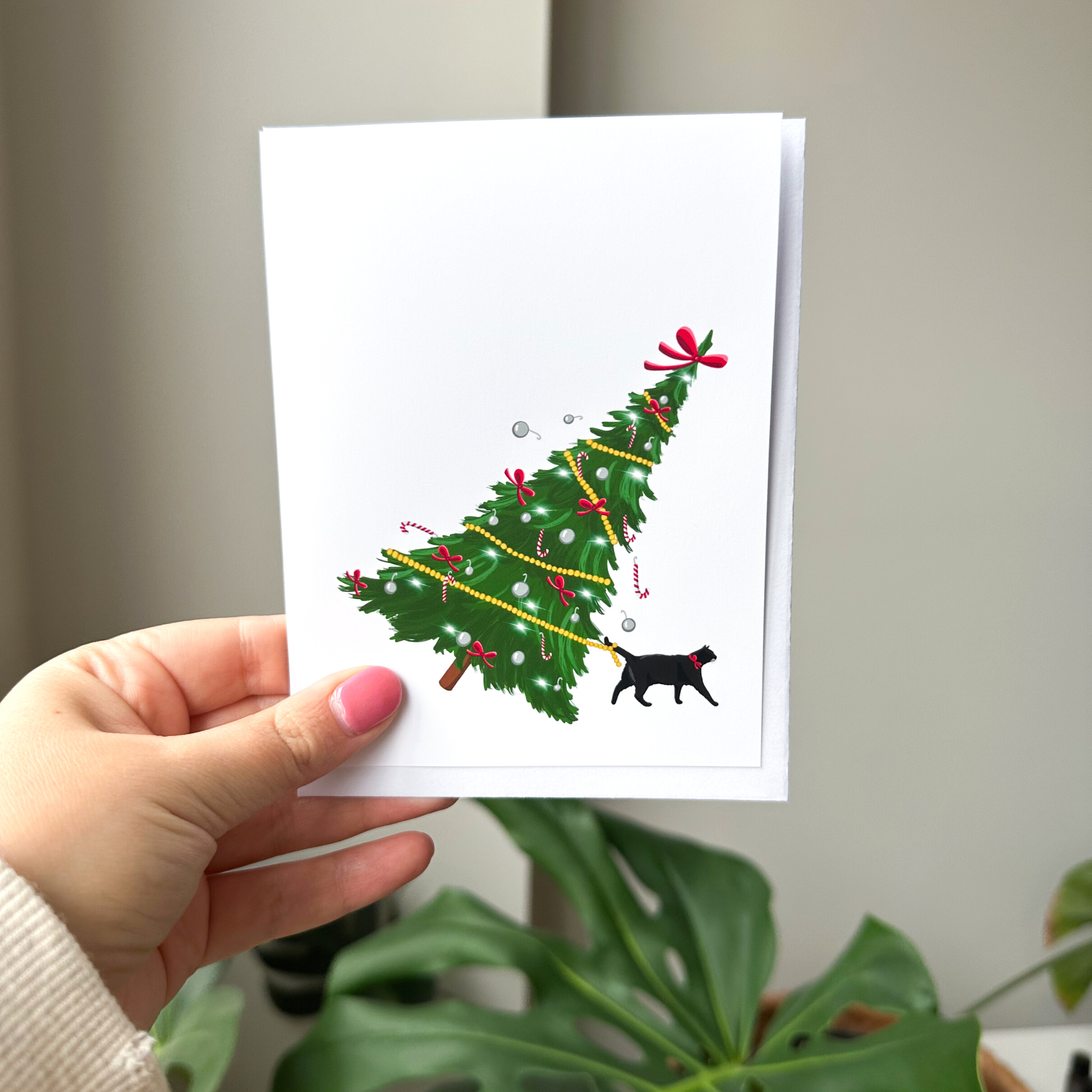 Christmas Cat Holiday Card