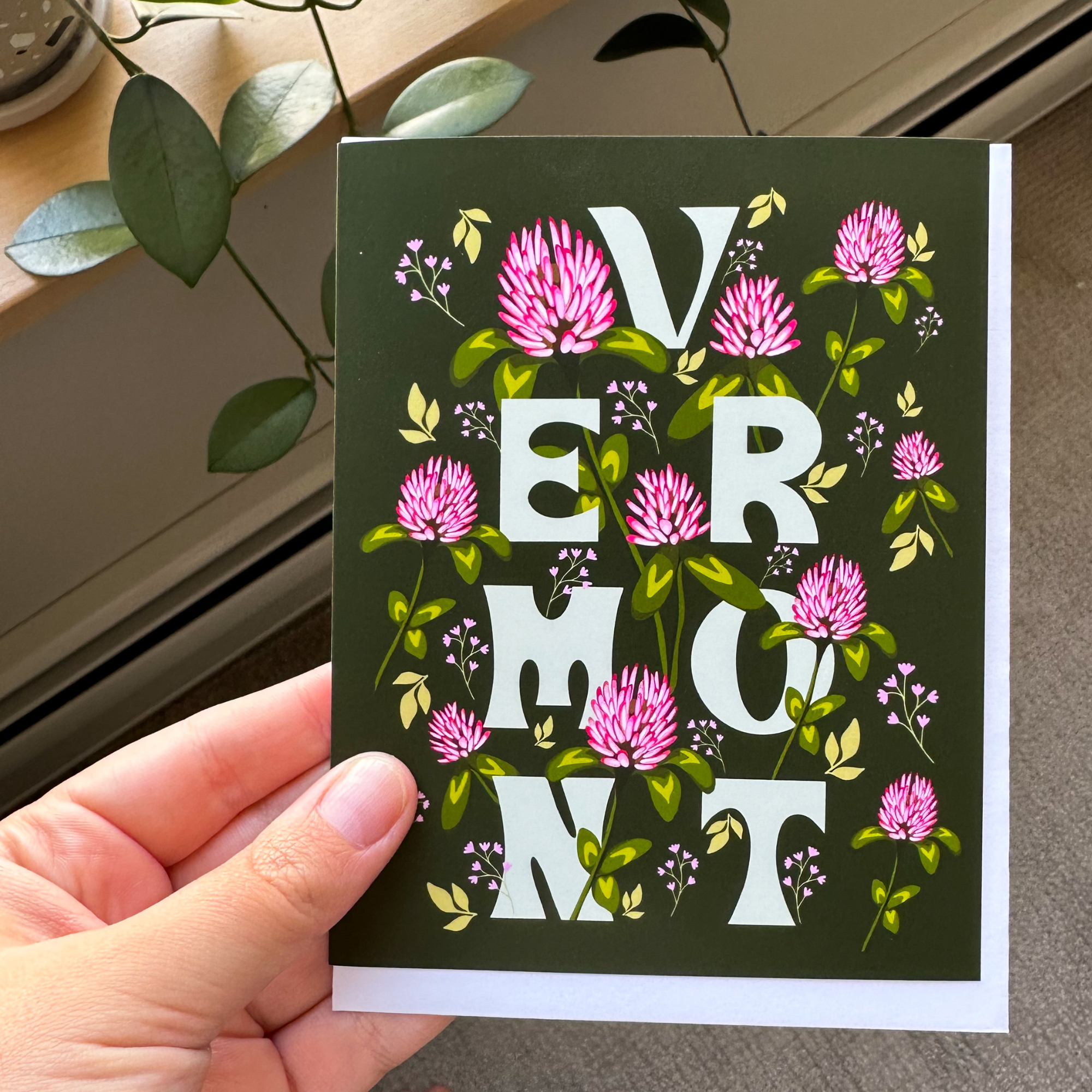 Vermont Clover Greeting Card