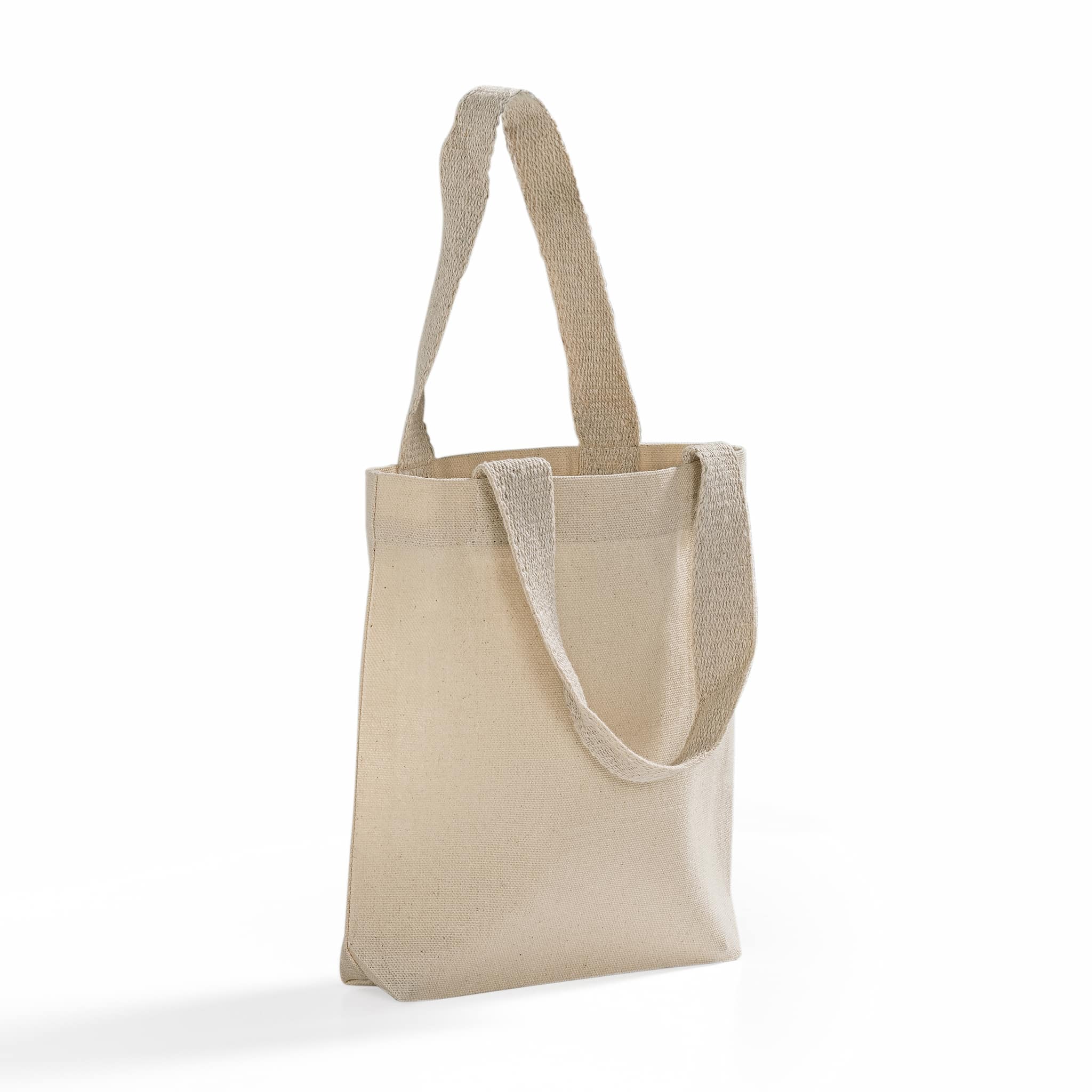TBF Mini 8" Canvas Tote - TC208: Natural